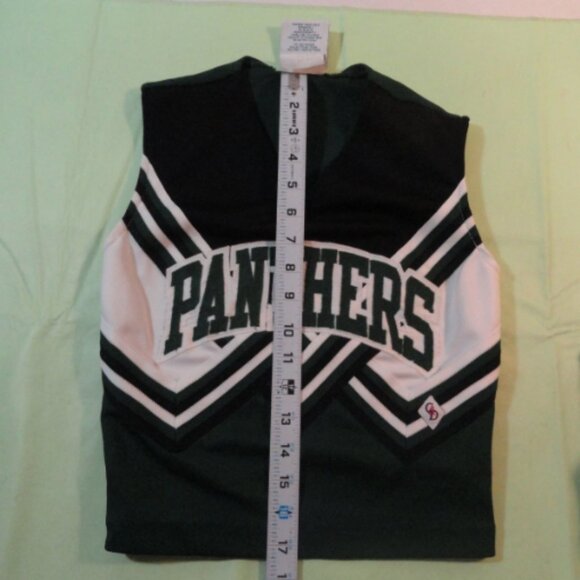 CHEER  HALLOWEEN CHEERLEADER UNIFORM COSTUME TOP -32 / 17 SKIRT -9 / 14 LD 6474 - Picture 10 of 16